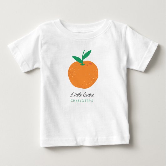 T-Shirt Petit Cutie Cute Orange Baby (Devant)