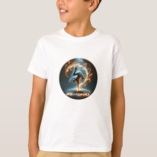 T-shirt Petit danseur en Neon Swirl projeter dynamique urb (Devant)
