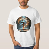 T-shirt Petit danseur en Neon Swirl projeter dynamique urb (Devant)