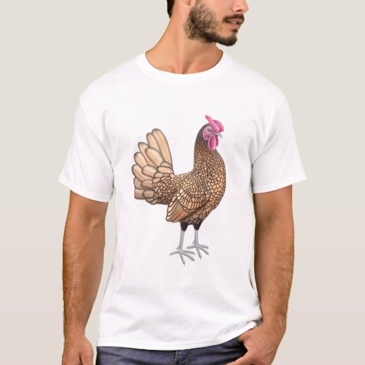 T-shirt petit de coq de Sebright (Devant)