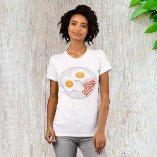 T-shirt Petit déjeuner aux œufs frits et au bacon