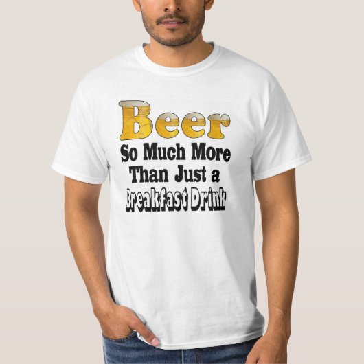 T-shirt Petit-déjeuner Beer Shirt (Devant)
