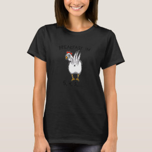 T-shirt Petit déjeuner Chicken Butt Poulet