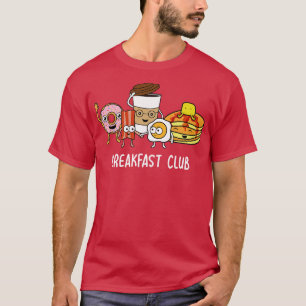 T-shirt Petit-déjeuner Club T Cute Kawaii Parody Funny Foo