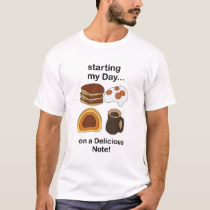 T-shirt Petit déjeuner : commencer ma journée sur une note