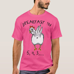 T-shirt Petit Déjeuner Cul de Poulet Drôle de Poulet