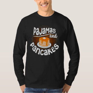 T-shirt Petit Déjeuner Cute Matin À Pancakes Et Pyjamas