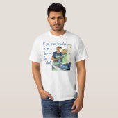 T-shirt Petit déjeuner dans le lit (Devant entier)