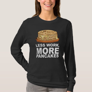 T-shirt Petit déjeuner de crêpes au sirop d'érable pour un