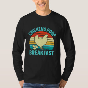 T-shirt Petit-déjeuner de poulets - Vintage