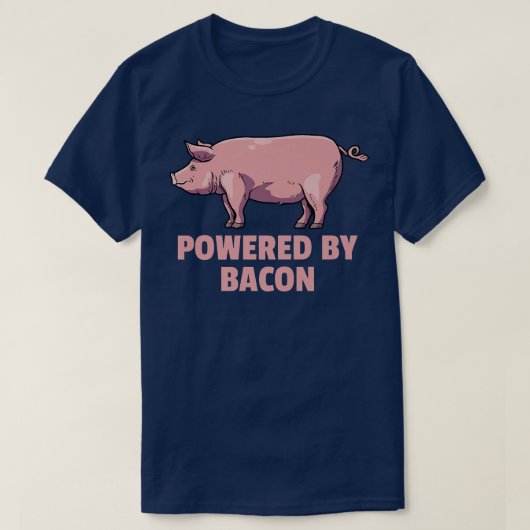 T-shirt Petit-Déjeuner De Viande De Porc BBQ Bacon - Alime (Design devant)