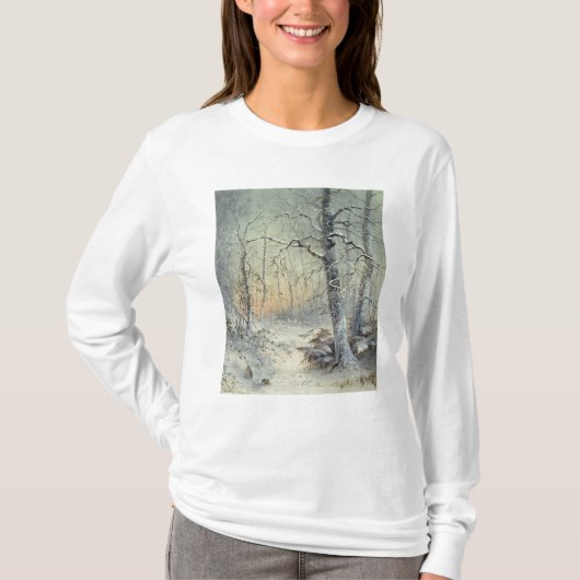 T-shirt Petit déjeuner d'hiver (Devant)