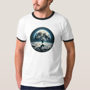 T-shirt Petit-déjeuner lunaire - Style de rue dans l'espac