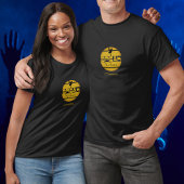 T-shirt Petit-déjeuner noir jaune