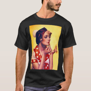 T-shirt Petit-déjeuner vintage à l'affiche de Tiffany