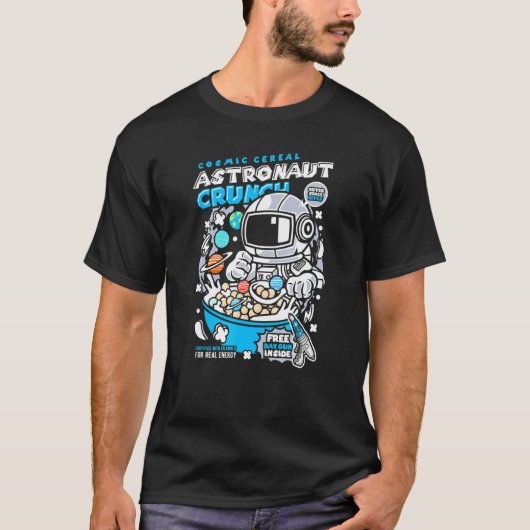T-shirt Petit déjeuner vintage Astronaut Crunch (Devant)