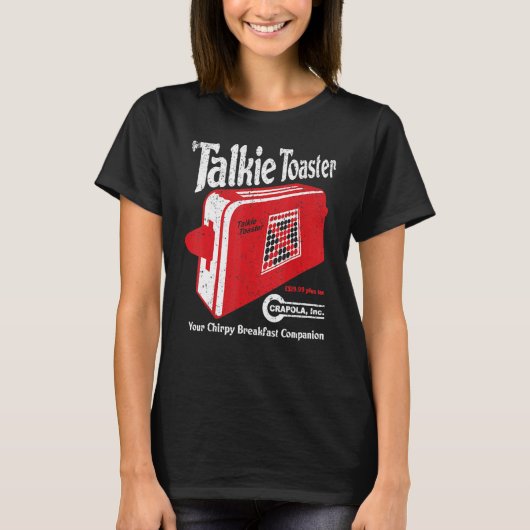 T-shirt Petit déjeuner vintage Talkie Toaster (Devant)
