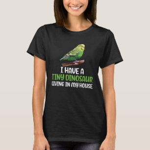 T-shirt Petit Dinosaur Budgie Propriétaire Budgerigar Budg