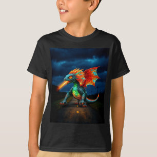 T-shirt Petit Dragon Vert
