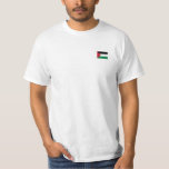 T-shirt petit drapeau palestinien<br><div class="desc">Le drapeau de l'Etat de Palestine est devenu un symbole de solidarité avec le peuple palestinien et son combat pour la liberté</div>