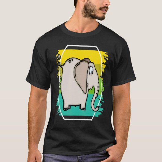 T-shirt petit éléphant (Devant)