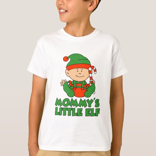 T-shirt Petit Elfe de maman (Devant)