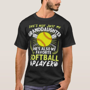 T-shirt Petit-fille Softball