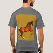 T-shirt Petit-fils de Godolphin Arabian, Whistlejacket (Dos)