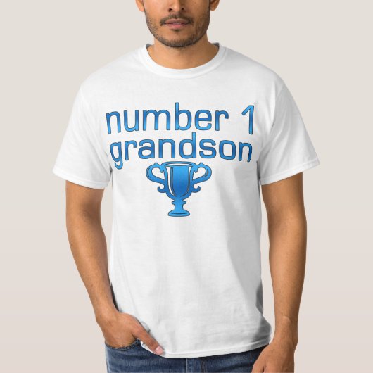 T-shirt Petit-fils du numéro 1 (Devant)
