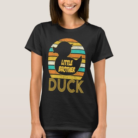 T-shirt Petit Frère Canard Canard Caoutchouc Correspondant (Devant)