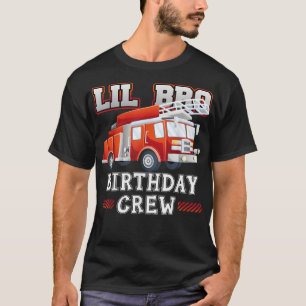 T-shirt Petit Frère d'équipage d'anniversaire Camion d'inc