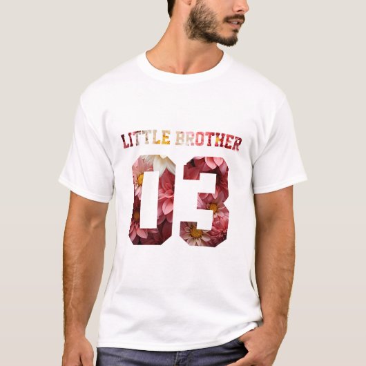 T-shirt Petit Frère Fleur 03 (Devant)