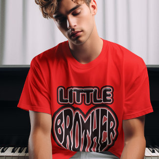 T-shirt Petit Frère, Frère plus jeune Homme Graphiste Coeu