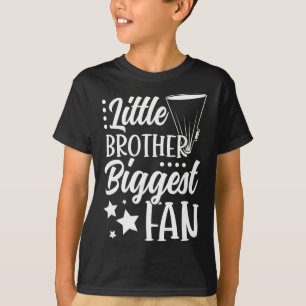 T-shirt Petit frère qui encourage le frère d'une pom-pom g