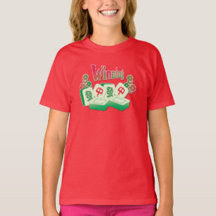 T-shirt Petit Gagnant Mahjong Tuiles Vertes
