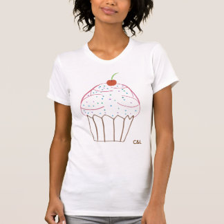T-shirt petit gâteau, C - customisé - customisé