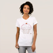 T-shirt petit gâteau, C - customisé - customisé (Devant entier)