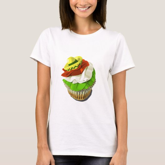 T-shirt Petit gâteau de Cinco De Mayo (Devant)