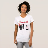 T-shirt Petit gâteau du bonbon 16 et présent mignons de (Devant entier)