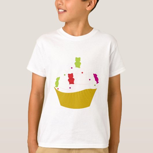 T-shirt Petit gâteau gommeux d'ours (Devant)