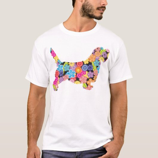 T-shirt Petit griffon Vendeen de basset (Devant)