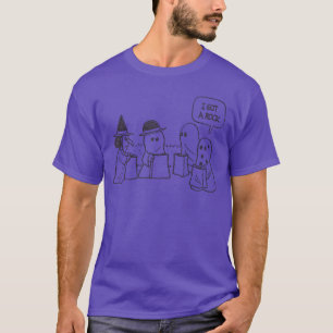 T-shirt Petit Halloween Charlie Brown J'ai eu une Pierre P