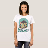 T-shirt Petit hérisson triste (Devant entier)