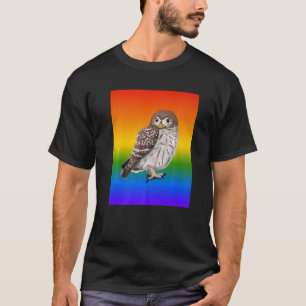 T-shirt Petit hibou Rainbow Bird Birdwatcher Songbird Dive