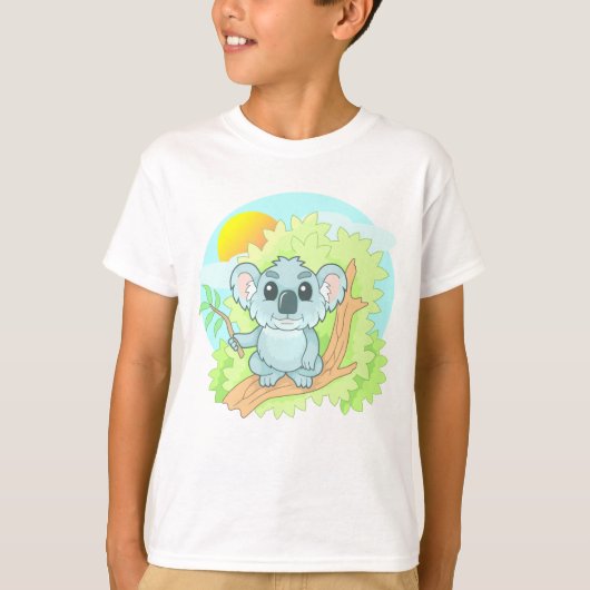 T-shirt petit koala mignon (Devant)