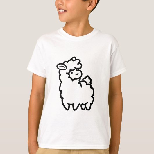 T-shirt Petit lama (Devant)