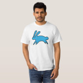 T-shirt petit lapin bleu (Devant entier)