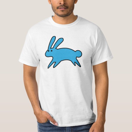 T-shirt petit lapin bleu (Devant)