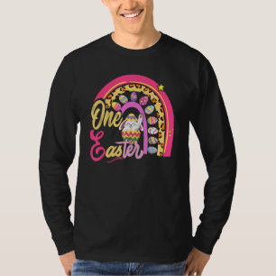 T-shirt Petit lapin lapin Leopard Rainbow Girl Joyeux Goût