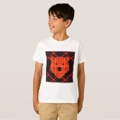 T-shirt Petit livre d'histoire plaid (Devant entier)